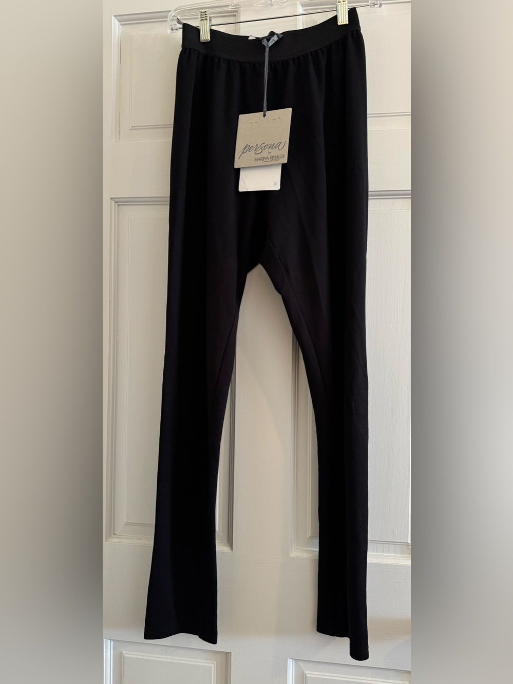 Persona by Marina Rinaldi Black Jersey Pants